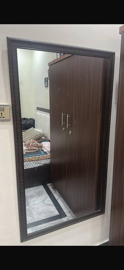 Long length wall mirror