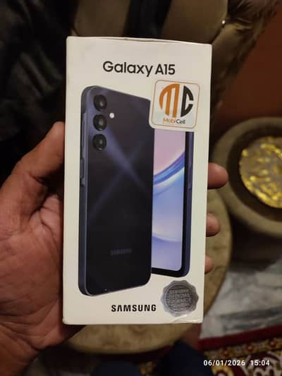 Samsung A15 8+256 black Brand New Box pack Full Warranty for sale