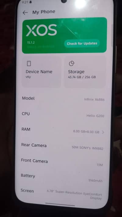 Infinix hot 60 pro plus crystal titanium