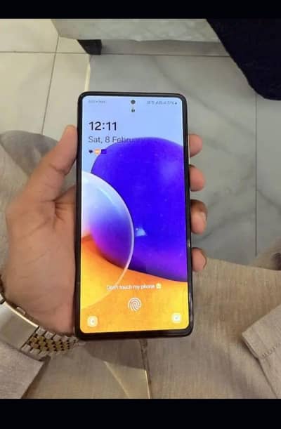 samsung A72 with box 8/128