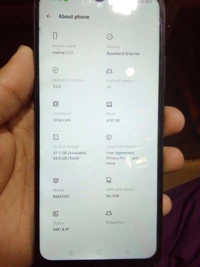 realme C21 PTA approved