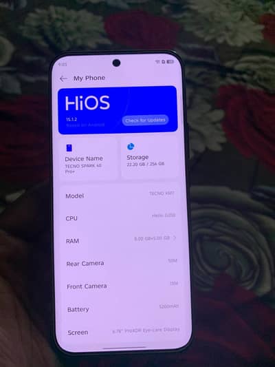 Tecno spark 40 pro plus