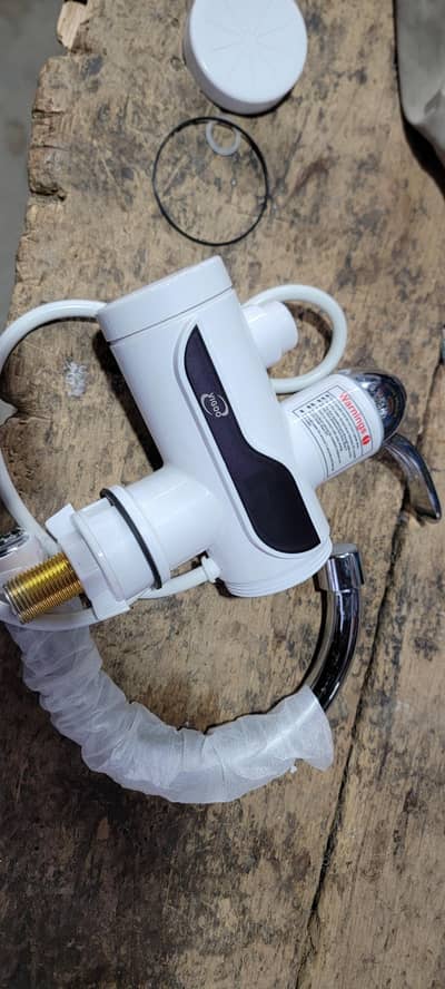 Instant water heating tap.