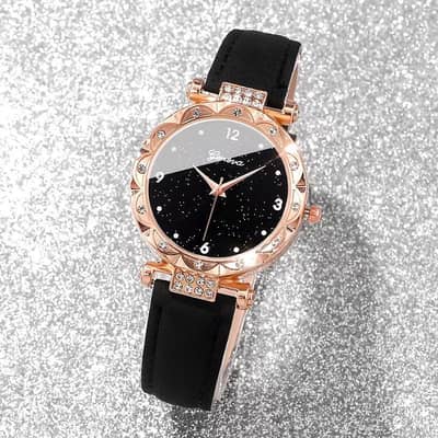 5 pacs women sparkling watch