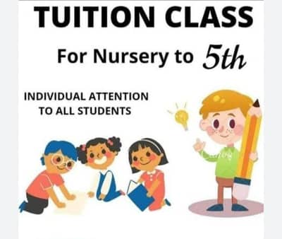 tuition for nursery to 5th