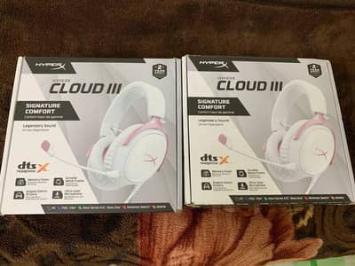 HyperX Cloud 3 Wired Brand New Box Open Unused Last 2 Units available