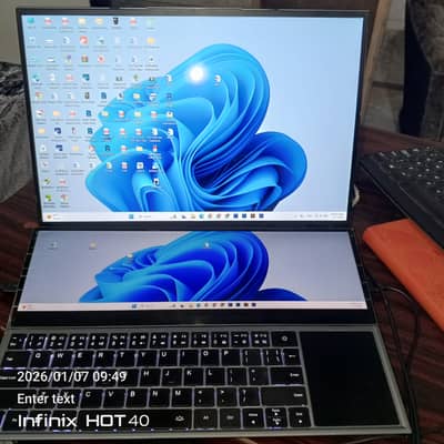 Asus Model Based Dual Screen. Chinese Brand. Best for multitasking.