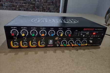 2 channel powerful amplifier with ecosystem and delay 2 mic