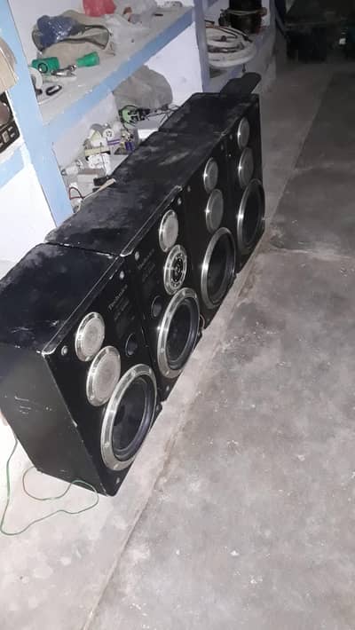 2 amplifiers receiver japani 4 adad speakers