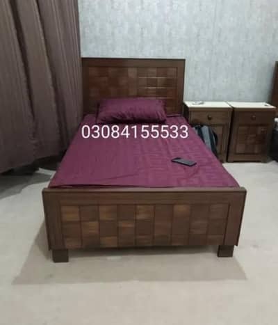 single bed/wooden single bed/Single Bed solid wood/Single Bed New