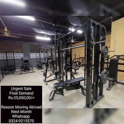 Gym Equipment Setup For Sale in karachi