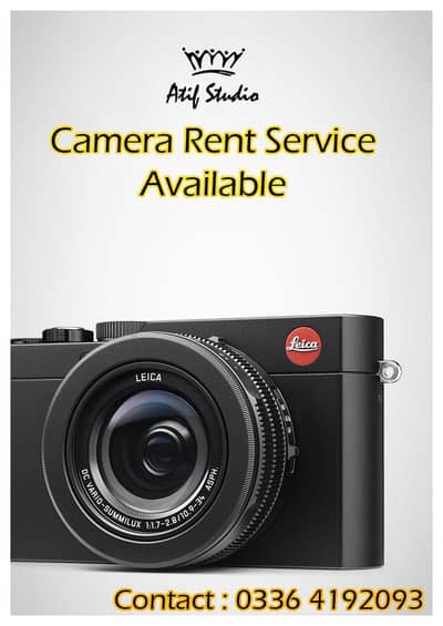 Camera Rental services