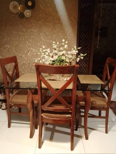 Dining table with 4 chairs