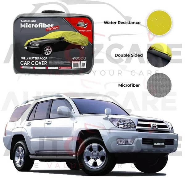 Toyota Hilux Surf Microfiber Car Top Cover - Model 2003-2009
