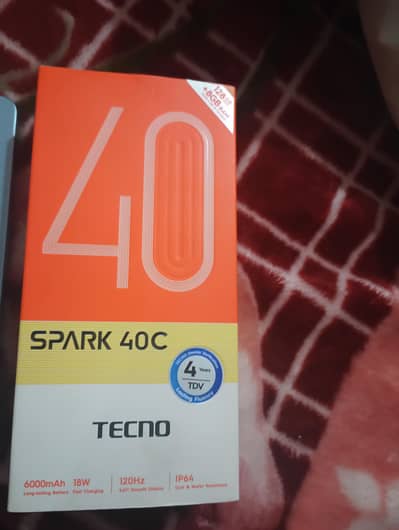 Tecno Spark 40C in lush condition full box 10 months warranty
