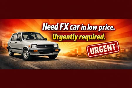 Urgently need a Suzuki FX car in Low Price in good condition