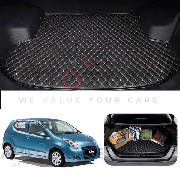 Suzuki Alto Japanese 7D Custom Car Trunk Mat - Model 2009-2014