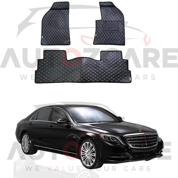 Mercedes S600 7D Floor Mat ( Flat Style ) 4PCS - Model 2005-2013