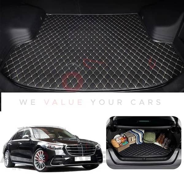 Mercedes S580e 7D Custom Car Trunk Mat - Model 2022-2025