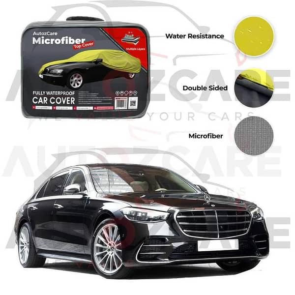 Mercedes S580e Microfiber Car Top Cover - Model 2022-2025