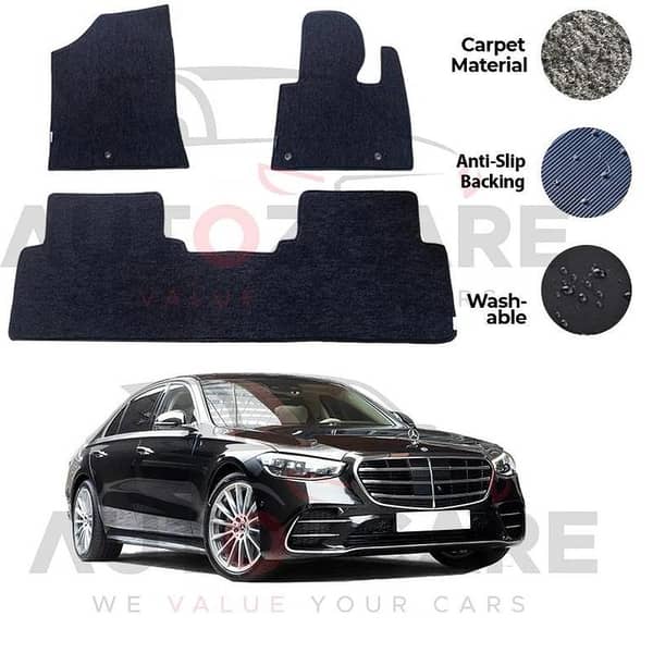 Mercedes S580e Genuine Fitting Carpet Floor Mat 5PCS - Model 2022-2025