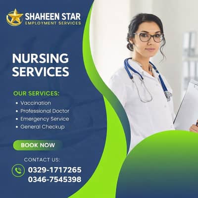 Nurse / Patient Attendant /Care Taker /Baby sitter /Nanny /Maids