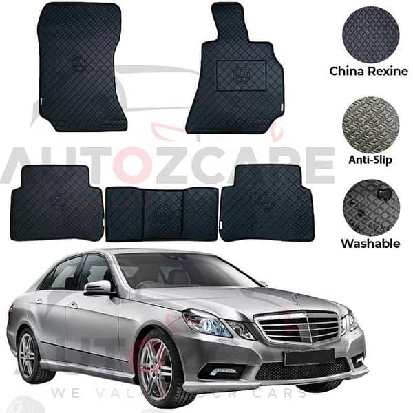 Mercedes E250 China Rexine Floor Mat 5PCS - Model 2009-2025