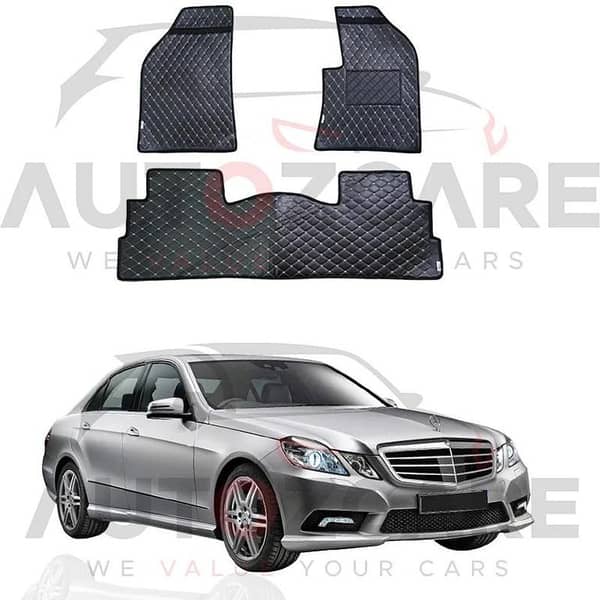 Mercedes E250 7D Floor Mat ( Flat Style ) 5PCS - Model 2009-2025