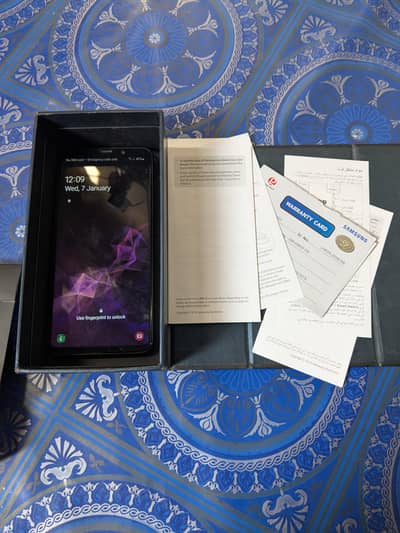 sumsung S9+ all ok with box pta approved  urgent sell