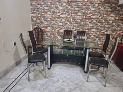 Dining table with chairs