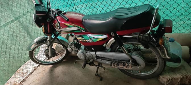 HONDA CD 70 , MODEL 2022, ISLAMABAD NUMBER