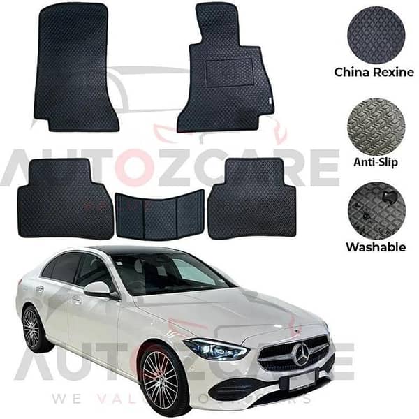 Mercedes C200 China Rexine Floor Mat 5PCS - Model 2022-2025