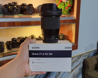 Sigma 16mm f1.4 dc dn (10/10) | Sigma 56mm f1.4 (10/10)