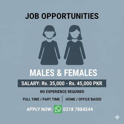 Part time full time office work home base jobs available