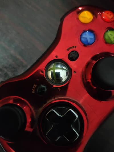 red colour controller for Xbox 360