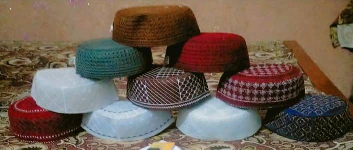 Nimazi caps, counter tasbih ,miswak etc
