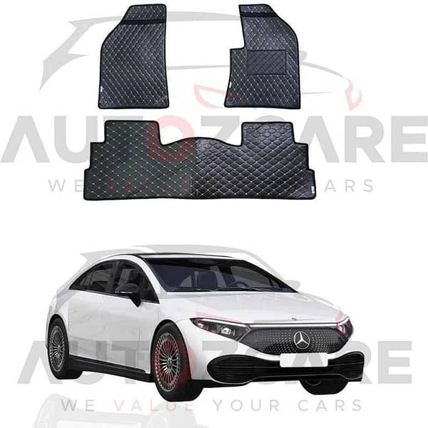 Mercedes AMG EQS 450 7D Floor Mat ( Flat Style ) 4PCS - Model 2021-2025