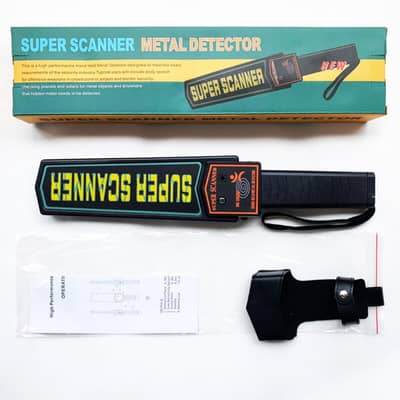 Original Super Scanner MD-3003B1 Hand Held Security Metal Detector PK