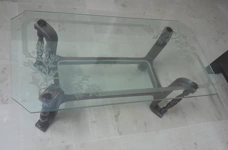 Mirror Table with wooden