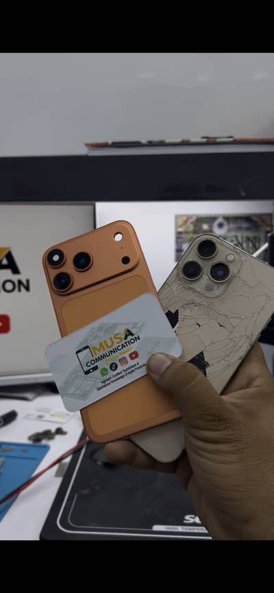iPhone XR to 17 pro max converted housings