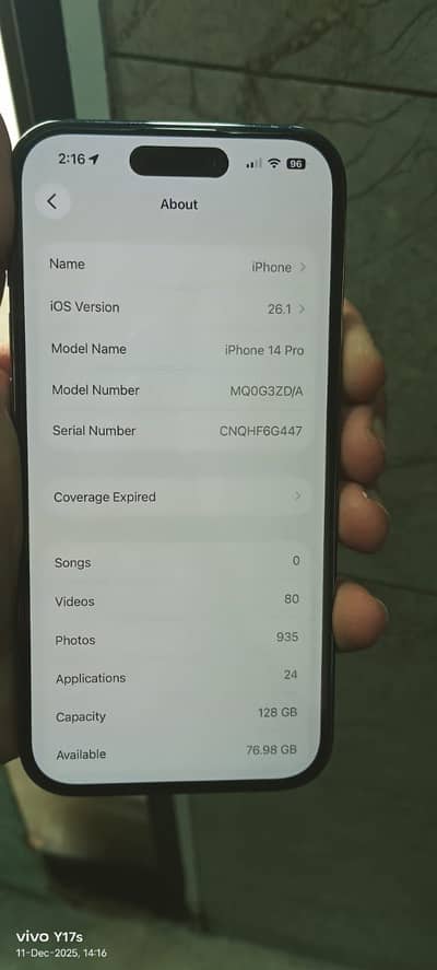 iphone 14 pro non pta 128/