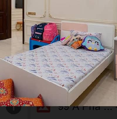 Interwood Single bed with drawers.