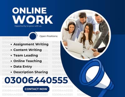 Online job/ part time/ home job /Assignments/Typing/Data entry/Ads