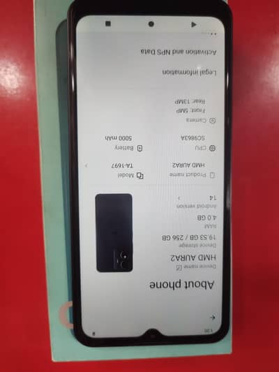 nokia aura 2 4+4gb ram 256gb memory dual sim 7 months warranty left