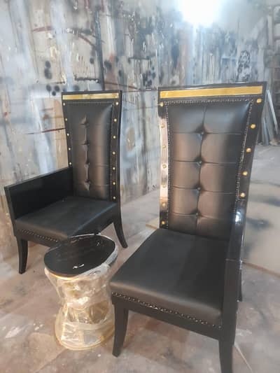 Coffee table and chairs