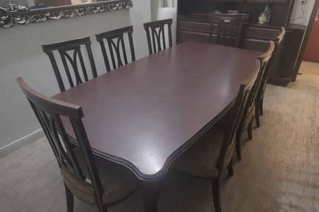 8 seater dinning table