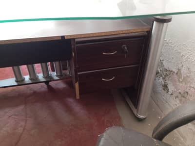 Ofiice Glass TableFor Sale