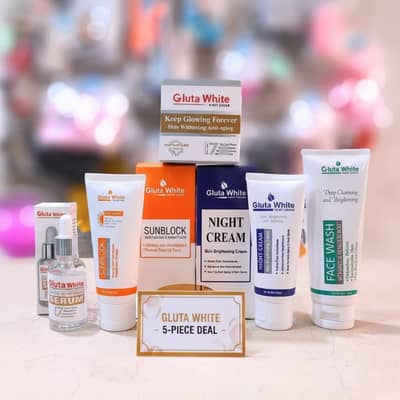 Gluta White 5-Piece Skin Care Set