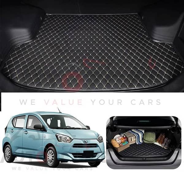 Daihatsu Mira 7D Custom Car Trunk Mat - Model 2018-2025