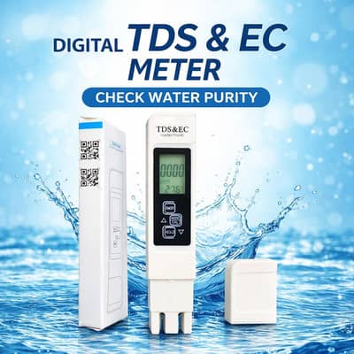 Digital TDS & EC Meter – Water Purity Tester